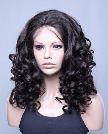 Most Popular Brazilian Virgin Hair Lace Front Wig Beyonce Wave Natural Black