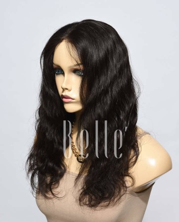 Body Wave 100% Premium Malaysian Virgin Hair Silk Top Lace Front Wig In Stock