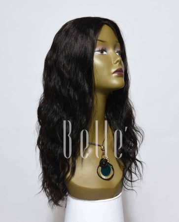 Brazilian Wave Affordable Silk Top Lace Front Wigs 100% Premium Peruvian Virgin Hair 