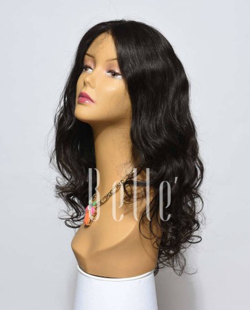 European Curly 100% Premium Malaysian Virgin Hair Lace Front Wig