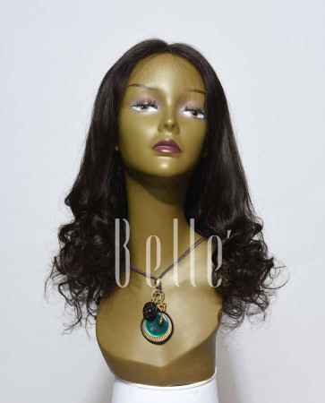 Half Spiral Curl Most Natural looking Silk Top Lace Front Wig Chinese Virgin Hair