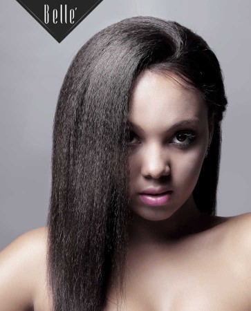 African American Kinky Straight Best Indian Virgin Hair Silk Top Full Lace Wig