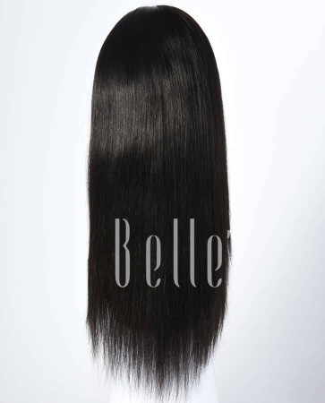 Silky Straight 100% Best Brazilian Virgin Hair Silk Base Full Lace Wig In Stock