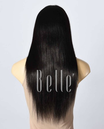 Silky Straight 100% Best Brazilian Virgin Hair Full Lace Wig Free-styling
