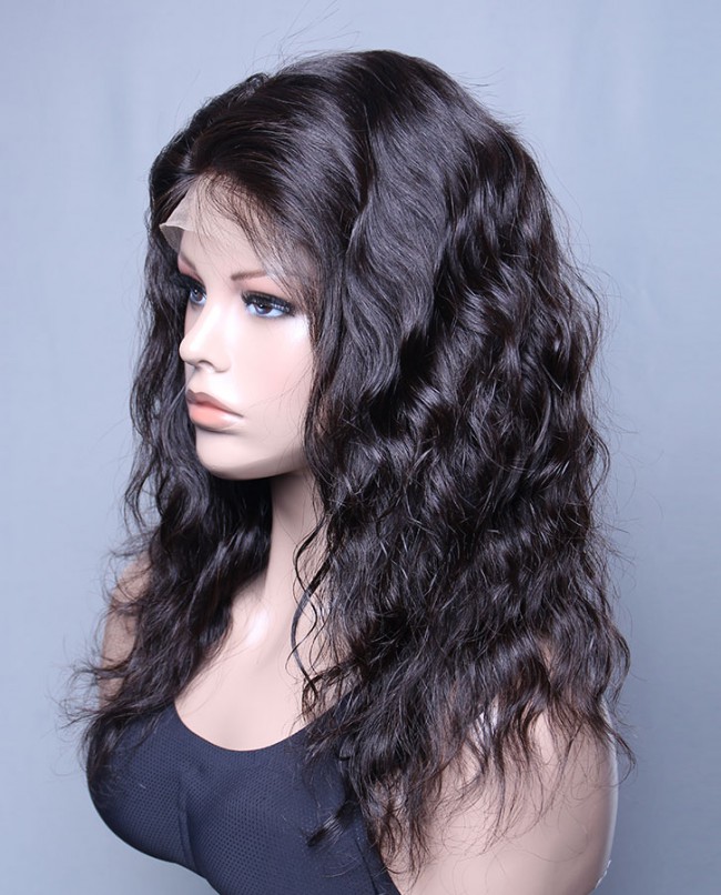Sexy body wave  100%human hair lace front wig Skin Melt HD Body Wave Lace Front Wig With Natural Hairline  main image 3
