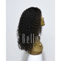 Swiss Lace Front Wigs 100% Premium Peruvian Virgin Hair 10mm Curl