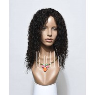 Swiss Lace Front Wigs 100% Premium Indian Remy Hair 10mm Curl