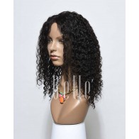 10mm Curl Swiss Lace Front Wigs 100% Premium Malaysian Virgin Hair