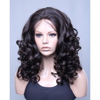 Most Popular Brazilian Virgin Hair Lace Front Wig Beyonce Wave Natural Black