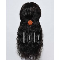 100% Premium Indian Virgin Hair Lace Front Wig 25mm Curl Easy Apply