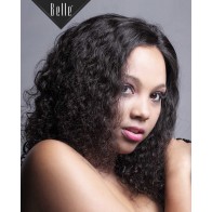 25mm Curl 100% Premium Peruvian Virgin Hair Silk Top Full Lace Wig 