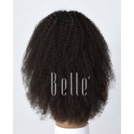 High Quality African American Wig Mongolian Virgin Hair Lace Front Wig Afro Curl