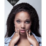 High Quality African American Wig Indian Virgin Hair Silk Top Full Lace Wig Afro Curl