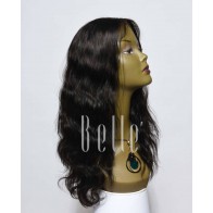 100% Premium Mongolian Virgin Hair Lace Front Wig Body Wave In Stock