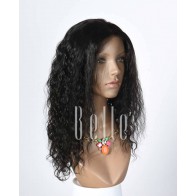 100% Human Hair Indian Virgin Hair Lace Front Wig Brazilian Curl Hot-selling