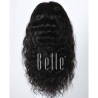 100% Best Human Hair Indian Remy Hair Silk Top Full Lace Wig Deep Body Wave