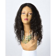 Deep Body Wave 100% Best Human Hair Peruvian Virgin Hair Silk Top Full Lace Wig