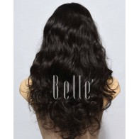 European Curly 100% Premium Human Hair Silk Top Full Lace Wig Brazilian Virgin Hair