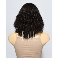 Best Brazilian Virgin Hair Half Tight Spiral Curl Silk Top Full Lace Wig