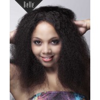 100% Real Human Hair Indian Virgin Hair Silk Top Full Lace Wig Jeri Curl