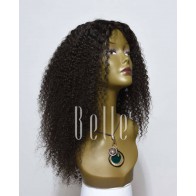 100% High Quality Human Hair Indian Remy Hair Lace Front Wig Kinky Curl