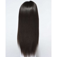 Glueless Full Lace Wigs Indian Remy Hair Light Yaki