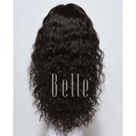 Natural Curl Top-quality Indian Remy Hair Swiss Lace Front Wig
