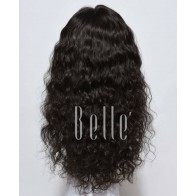 Natural Curl Top-quality 100% Unprocessed Peruvian Hair Swiss Lace Front Wig