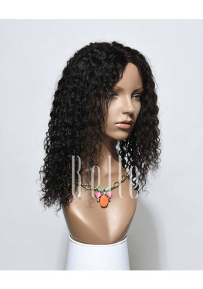 Swiss Lace Front Wigs 100% Premium Indian Virgin Hair 10mm Curl