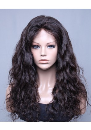 Affordable Lace Front Wig Brazilian Virgin Hair Natural Curl In Stock