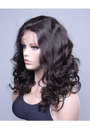 Beautiful European Curly 100% Premium Brazilian Human Hair Lace Front Wig