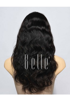 100% Premium Brazilian Virgin Hair Silk Top Lace Front Wig Body Wave In Stock