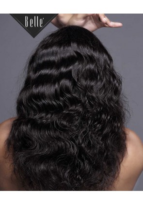 100% Premium Indian Remy Hair Silk Top Full Lace Wig Body Wave In Stock