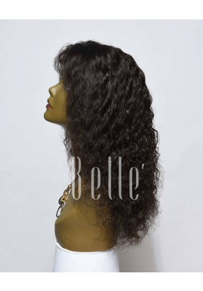 Brazilian Curl 100% Human Hair Malaysian Virgin Hair Silk Top Lace Front Wig Hot-selling