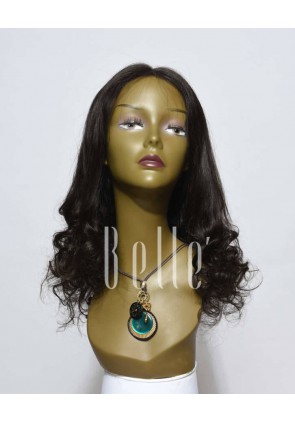 Half Spiral Curl Most Natural looking Silk Top Lace Front Wig Indian Virgin Hair