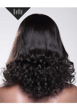 Half Spiral Curl Most Natural looking Silk Top Lace Front Wig Free Parting Brazilian Virgin Hair