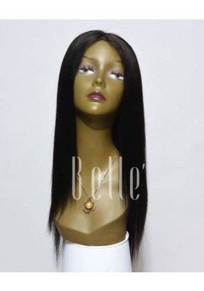Best Seller Light Yaki 100% Premium Brazilian Virgin Hair Silk Top Full Lace Wig