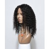 10mm Curl Swiss Lace Front Wigs 100% Premium Malaysian Virgin Hair 