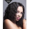 25mm Curl 100% Premium Peruvian Virgin Hair Silk Top Full Lace Wig 