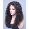 12"-22" Spanish Wave Brazilian Virgin Hair Lace Front Wig Free Parting