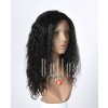 100% Human Hair Indian Virgin Hair Lace Front Wig Brazilian Curl Hot-selling