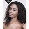Deep Wave 100% Chinese Virgin Hair 4"x4" Silk Top Full Lace Wig Invisible knots