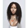 Deep Wave 100% Peruvian Virgin Hair Lace Front Wig With Natural Looking Baby Hair