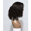 Best Mongolian Virgin Hair Half Tight Spiral Curl Silk Top Full Lace Wig