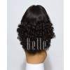 Best Indian Remy Hair Half Tight Spiral Curl Lace Front Wig