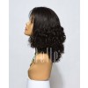 Best Malaysian Virgin Hair Half Tight Spiral Curl Lace Front Wig