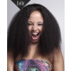 100% Real Human Hair Indian Remy Hair Afro Silk Top Full Lace Wig Jeri Curl