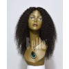 100% High Quality Human Hair Indian Virgin Hair Lace Front Wig Kinky Curl