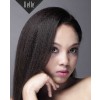 African American Favourite Kinky Straight Malaysian Virgin Hair Silk Top Full Lace Wig
