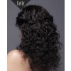 Natural Curl Top-quality Indian Virgin Hair Swiss Silk Top Full Lace Wig